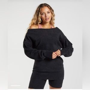 Whitney Simmons gymshark oversized eyelash knit sweater